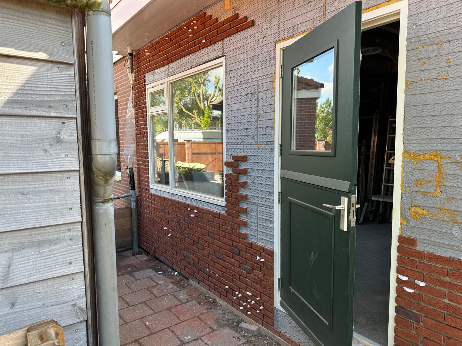 Isolatie en steenstrips