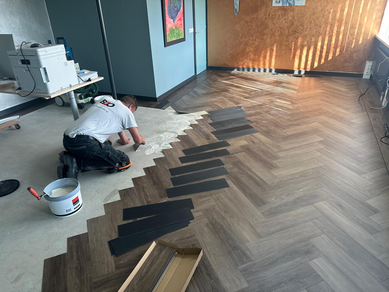 PVC vloeren project 1